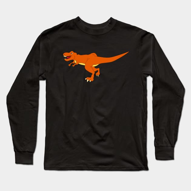 Tyrannosaurus Rex Long Sleeve T-Shirt by JulietLake